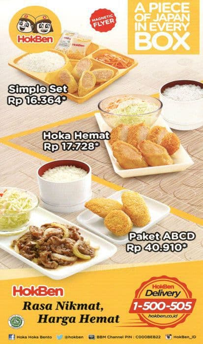  HokBen  Delivery  Menu  Menu  for HokBen  Delivery  Pondok 