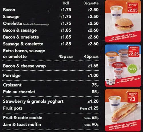 Greggs Menu Menu For Greggs Erith London Zomato Uk