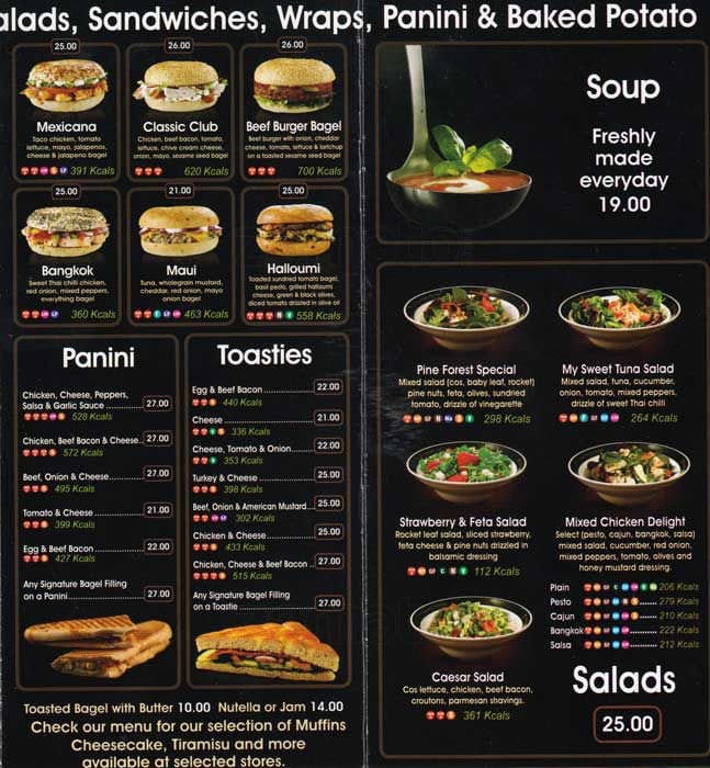 The Bagel Bar Coffee House Menu Zomato