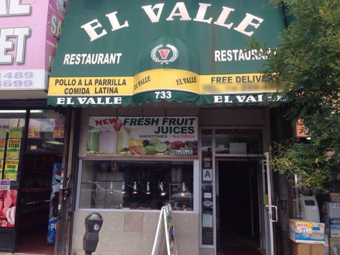 El Valle Restaurant Menu, Menu for El Valle Restaurant, The Bronx, New